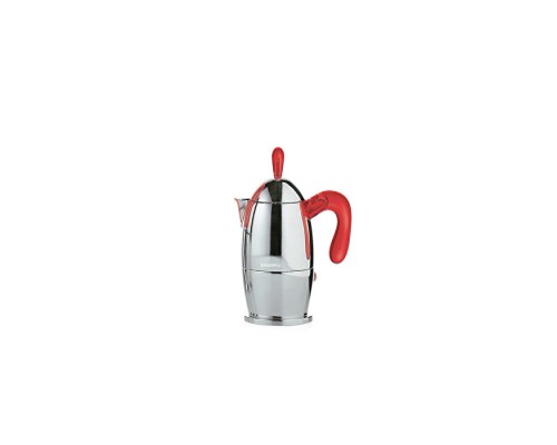 Guzzini caffettiera 6 Tazza Zaza rossa