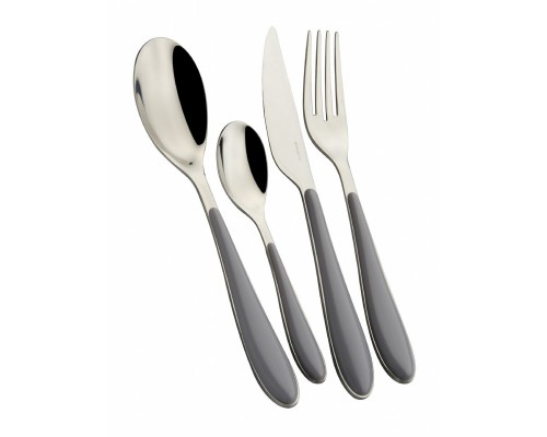 Bugatti Gioia set 24 pz posate  grigio