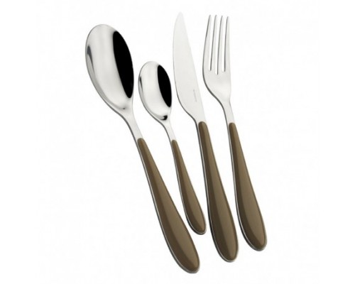 Bugatti Gioia set 24 pz posate tabacco